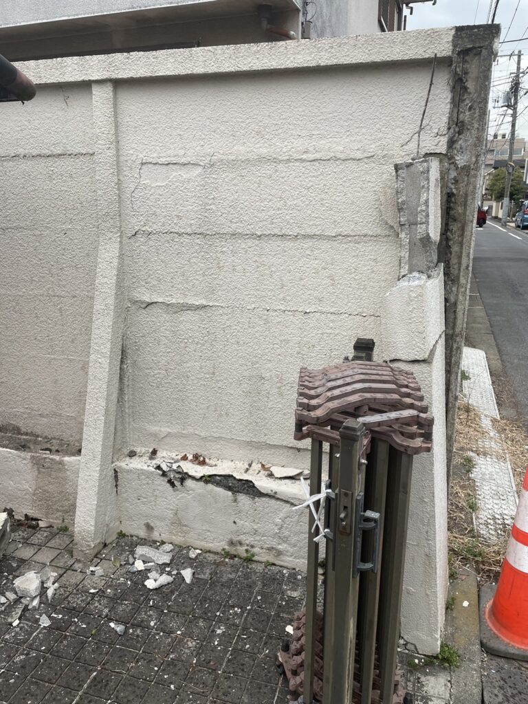01壁補修補修前03